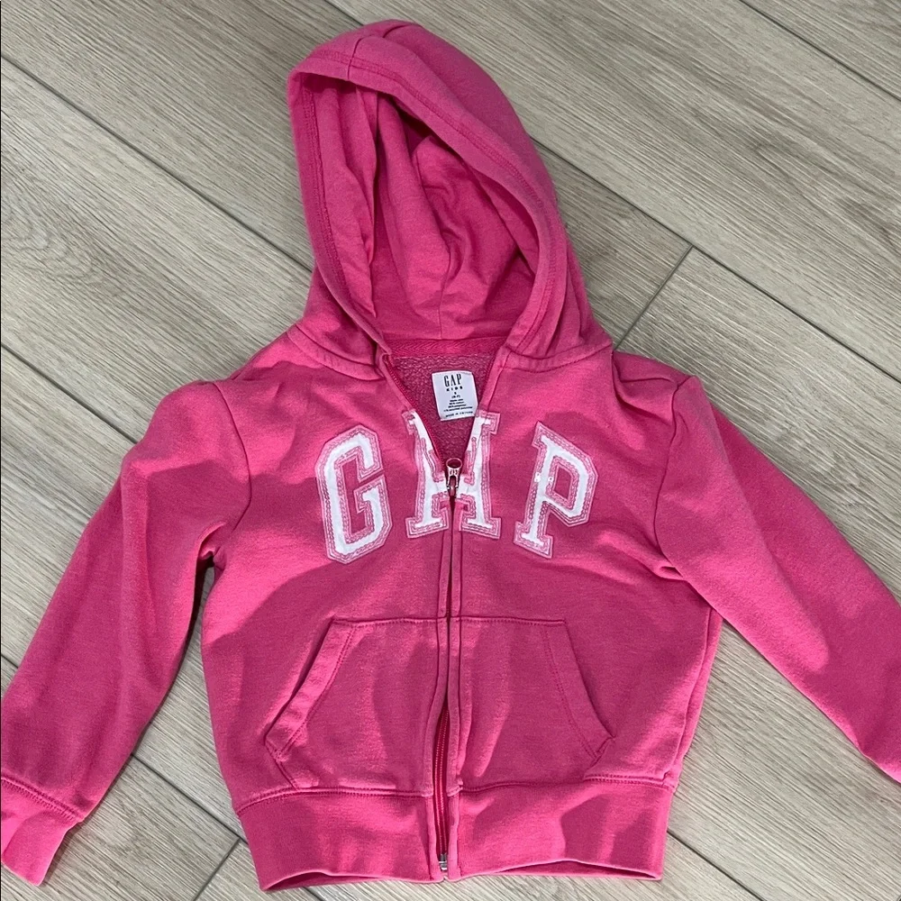GAP Kids Cozy Comfy Pink Zip-Up Hoodie